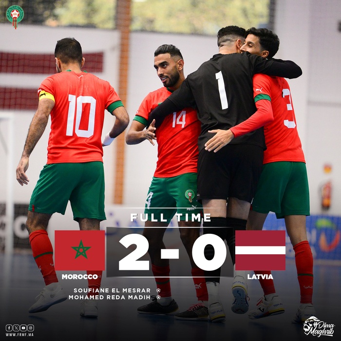Futsal : Les Lions renouvellent leur succès face aux Lettons Futsal : Les Lions renouvellent leur succès face aux Lettons