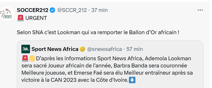 Ballon d’Or africain 2024 : Va-t-on vers une énorme déception ? Ballon d’Or africain 2024 : Va-t-on vers une énorme déception ?