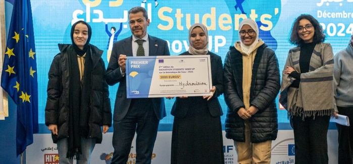 Stress hydrique : Des jeunes marocains proposent des solutions innovantes (Students' Innov'Up 2024) Stress hydrique : Des jeunes marocains proposent des solutions innovantes (Students' Innov'Up 2024)