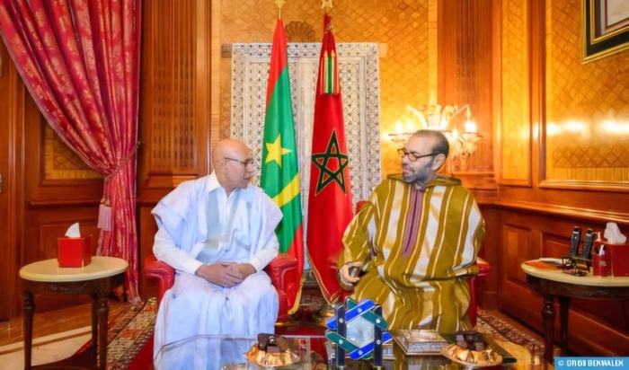 SM Roi Mohammed VI reçoit le Président Mohamed Ould Cheikh El Ghazouani au Palais Royal de Casablanca SM Roi Mohammed VI reçoit le Président Mohamed Ould Cheikh El Ghazouani au Palais Royal de Casablanca