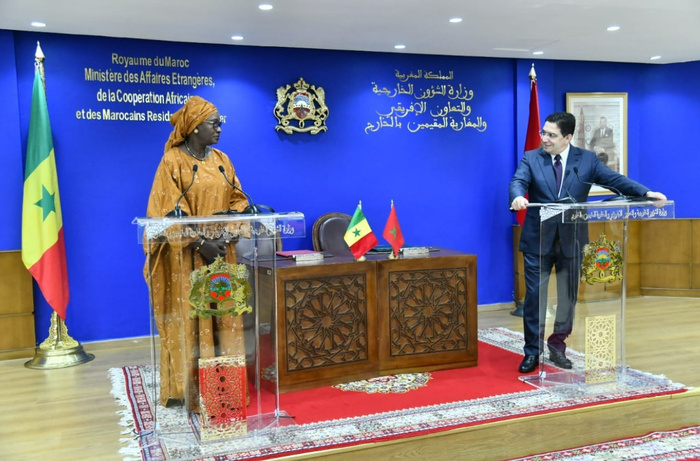 Bourita reçoit son homologue sénégalaise, porteuse d’un message présidentiel écrit à SM le Roi Bourita reçoit son homologue sénégalaise, porteuse d’un message présidentiel écrit à SM le Roi