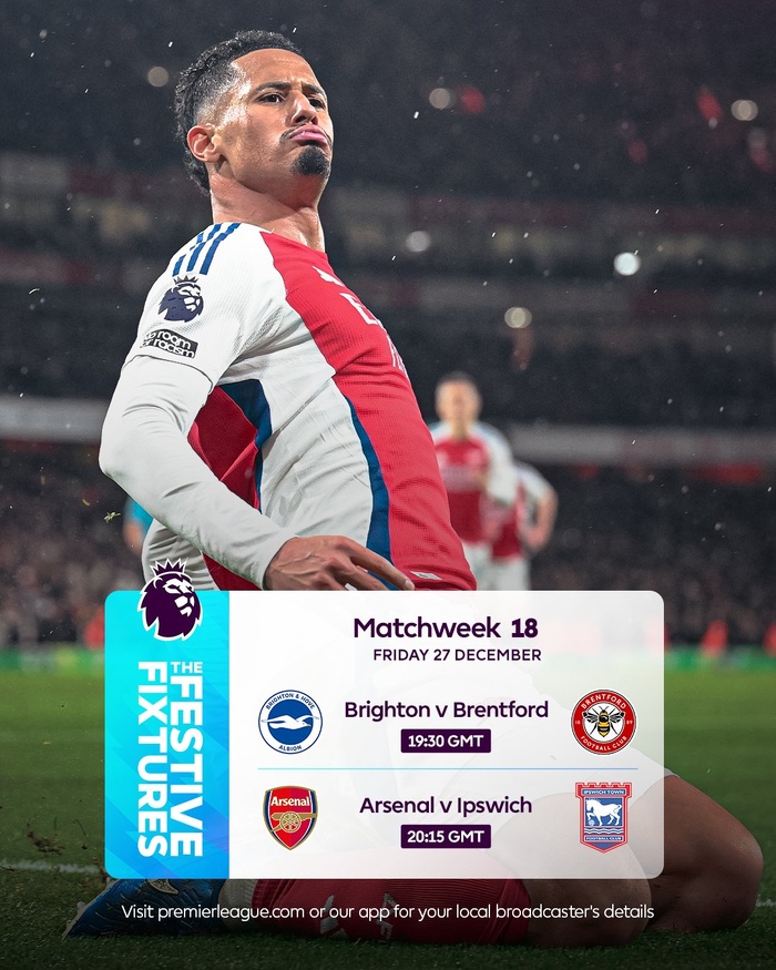 PL: Arsenal vise le podium ce vendredi PL: Arsenal vise le podium ce vendredi