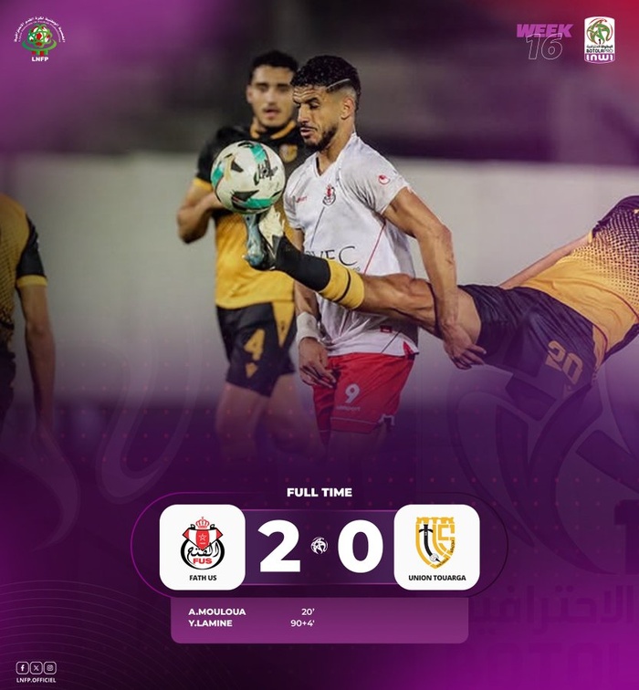 Botola D1 / J16: Réveil confirmé du FUS aux dépens de l’UTS Botola D1 / J16: Réveil confirmé du FUS aux dépens de l’UTS