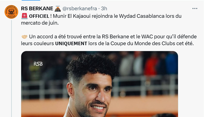 CDM des Clubs: El Kajoui, exceptionnellement, gardien de but du Wydad ! CDM des Clubs: El Kajoui, exceptionnellement, gardien de but du Wydad !