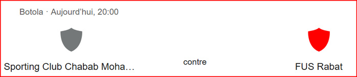 Botola D1/J17: SCCM-FUS en ouverture ce soir Botola D1/J17: SCCM-FUS en ouverture ce soir