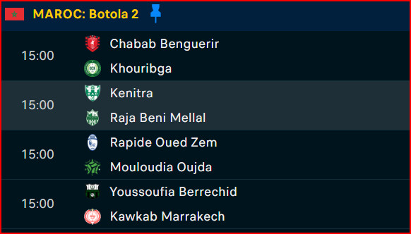 Botola D2/J12: KAC-RBM, le choc de ce dimanche ! Botola D2/J12: KAC-RBM, le choc de ce dimanche !