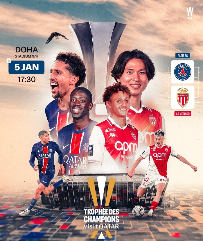 Supercoupe de France: Hakimi vs Ben Seghir cet après-midi à Doha Supercoupe de France: Hakimi vs Ben Seghir cet après-midi à Doha