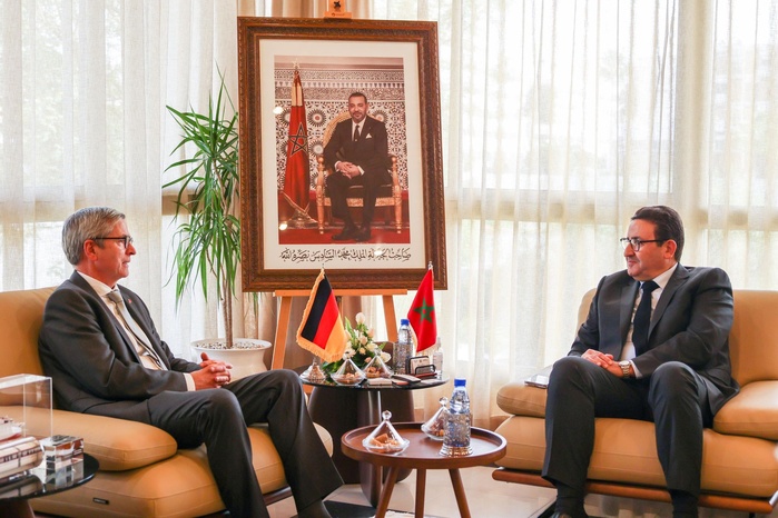 Kayouh s'entretient avec l'ambassadeur de l'Allemagne au Maroc