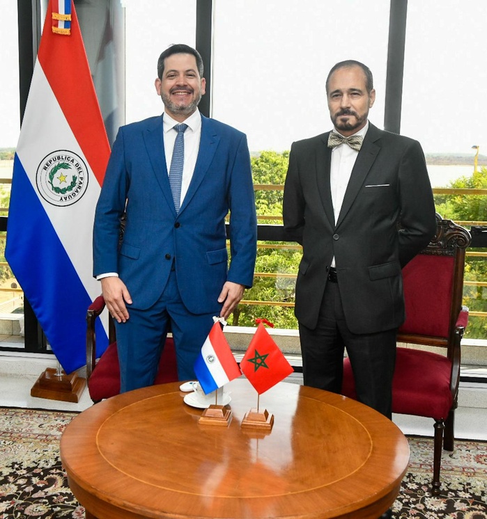 Maroc-Paraguay : L'ambassadeur du Maroc à Asuncion reçu par le président du Sénat paraguayen Maroc-Paraguay : L'ambassadeur du Maroc à Asuncion reçu par le président du Sénat paraguayen