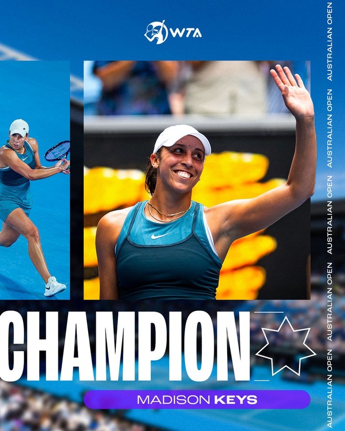 Tennis / Finale Open d’Australie 25 (f) : L’Américaine Madison Keys détrône la Biélorussie Aryna Sabalenka Tennis / Finale Open d’Australie 25 (f) : L’Américaine Madison Keys détrône la Biélorussie Aryna Sabalenka