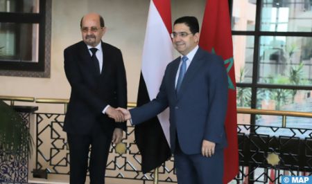 Le Yémen salue le soutien du Maroc au gouvernement légitime Le Yémen salue le soutien du Maroc au gouvernement légitime