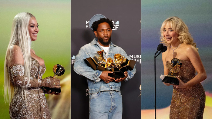 Grammy Awards : Beyoncé enfin sacrée, Kendrick Lamar plébiscité Grammy Awards : Beyoncé enfin sacrée, Kendrick Lamar plébiscité