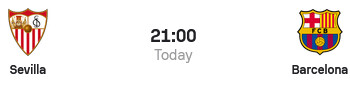 Liga: FC Séville - FC Barcelone en nocturne ce dimanche Liga: FC Séville - FC Barcelone en nocturne ce dimanche