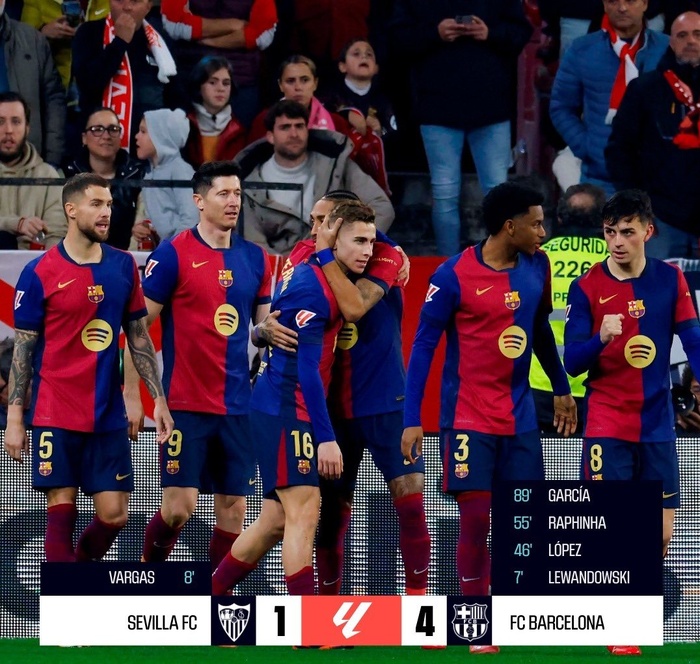 Liga / L'après J23: Le Barça met la pression sur le Real et l’Atlético Liga / L'après J23: Le Barça met la pression sur le Real et l’Atlético
