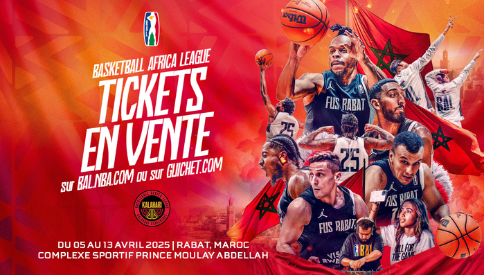 Basketball Africa League: Début de la vente des billets pour la Conférence du Kalahari (Rabat 25) Basketball Africa League: Début de la vente des billets pour la Conférence du Kalahari (Rabat 25)