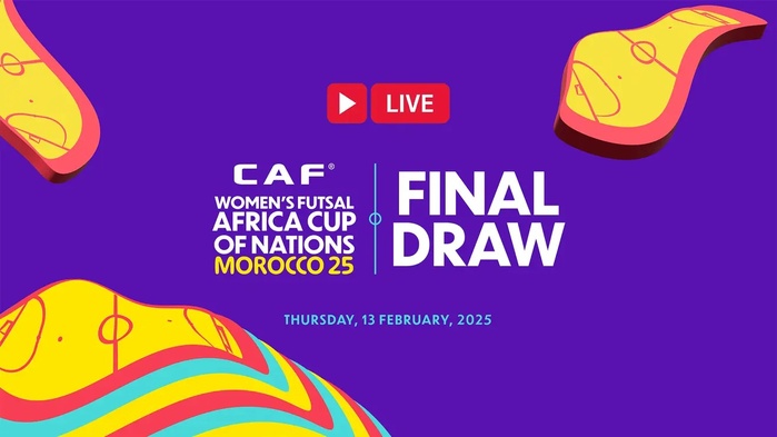 CAN Futsal (F) Maroc 25/ Phase de poules : Tirage ce jeudi à midi CAN Futsal (F) Maroc 25/ Phase de poules : Tirage ce jeudi à midi