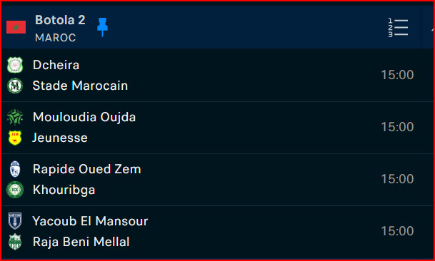 Botola DII/J17: USYM-RBM, cet après-midi à Rabat Botola DII/J17: USYM-RBM, cet après-midi à Rabat