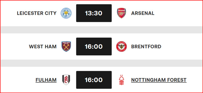 Premier League. J26: Huit matchs au programme cet après midi Premier League. J26: Huit matchs au programme cet après midi