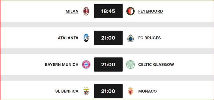 LDC . Barrages (retour) : Programme de la soirée LDC . Barrages (retour) : Programme de la soirée