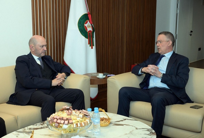FRMF: M. Fouzi Lekjaâ reçoit le président de la Fédération Royale Espagnole de Football FRMF: M. Fouzi Lekjaâ reçoit le président de la Fédération Royale Espagnole de Football