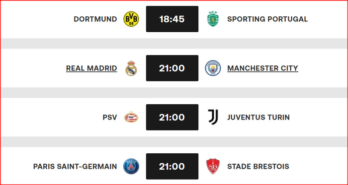 LDC. Barrages retour : Real, PSG et Dortmund favoris ce soir LDC. Barrages retour : Real, PSG et Dortmund favoris ce soir