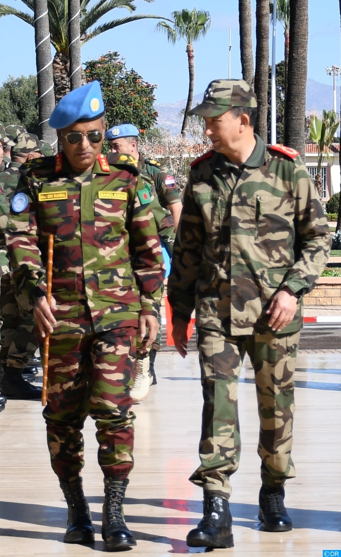 L'Inspecteur Général des FAR Mohammed Berrid reçoit à Agadir le Commandant de la MINURSO L'Inspecteur Général des FAR Mohammed Berrid reçoit à Agadir le Commandant de la MINURSO