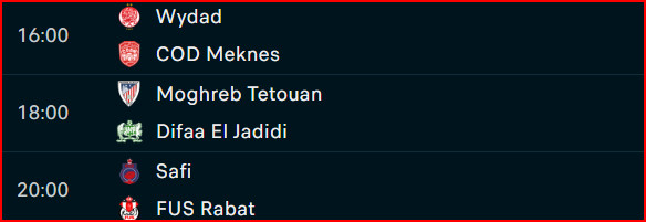 Botola D1/J22 (suite) : Le Wydad, sous pression, accueille le CODM en lever de rideau Botola D1/J22 (suite) : Le Wydad, sous pression, accueille le CODM en lever de rideau