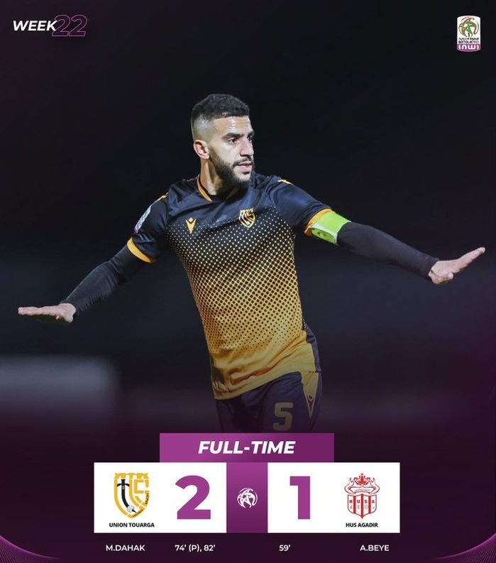 Botola D1: Le HUSA renversé par l’UTS Botola D1: Le HUSA renversé par l’UTS