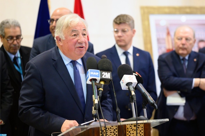 Gérard Larcher appelle au développement du partenariat avec le Maroc en direction de l'Afrique Gérard Larcher appelle au développement du partenariat avec le Maroc en direction de l'Afrique
