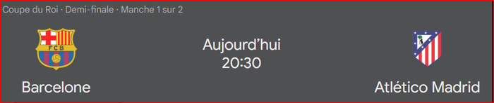 Copa del Rey/Barça vs Atlético ce soir: sur quelles chaînes ? Copa del Rey/Barça vs Atlético ce soir: sur quelles chaînes ?