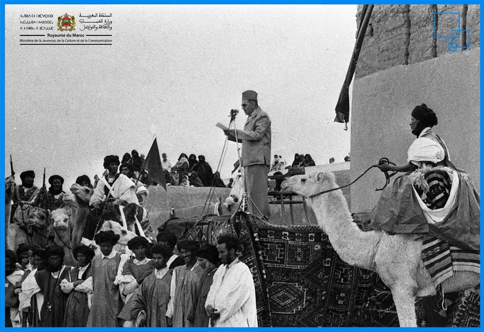 Visite historique de feu SM Mohammed V à M’Hamid El Ghizlane, un évènement phare sur la voie de la libération Visite historique de feu SM Mohammed V à M’Hamid El Ghizlane, un évènement phare sur la voie de la libération