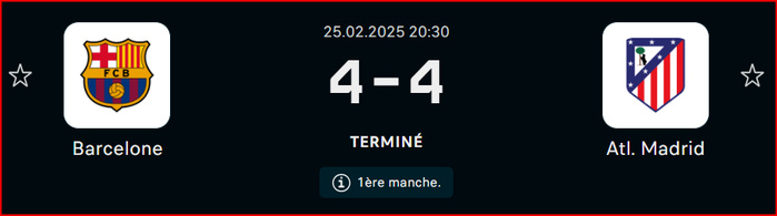 Copa del Rey/Demi-finale : Opportuniste, l’Atlético punit le Barça trop suffisant ! Copa del Rey/Demi-finale : Opportuniste, l’Atlético punit le Barça trop suffisant !