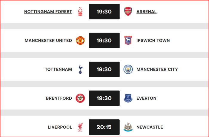 PL / J27: Un programme alléchant ce soir ! PL / J27: Un programme alléchant ce soir !