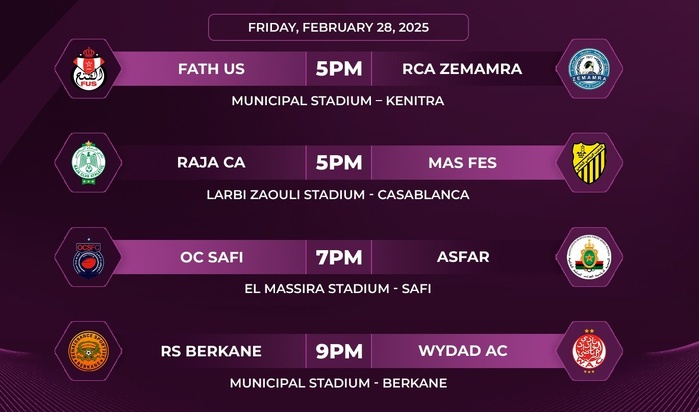 Botola D1/J23: RSB-WAC, la grande affiche de ce vendredi ! Botola D1/J23: RSB-WAC, la grande affiche de ce vendredi !