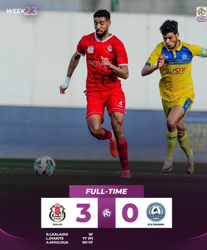 Botola D1: Le FUS fait chuter la RCAZ Botola D1: Le FUS fait chuter la RCAZ