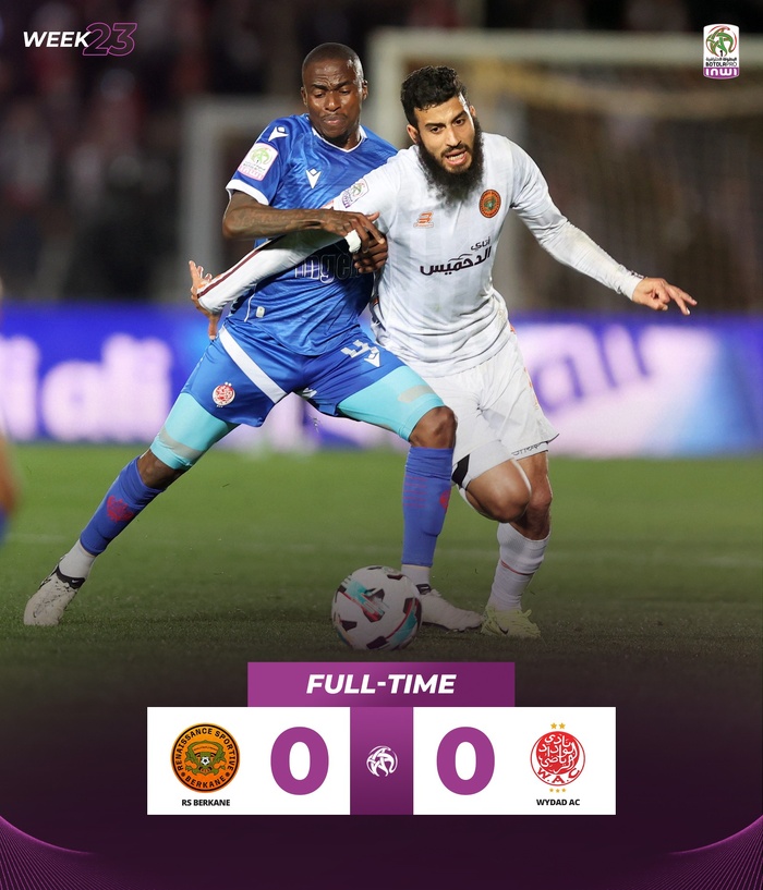 Botola D1: Le leader et le dauphin se neutralisent Botola D1: Le leader et le dauphin se neutralisent