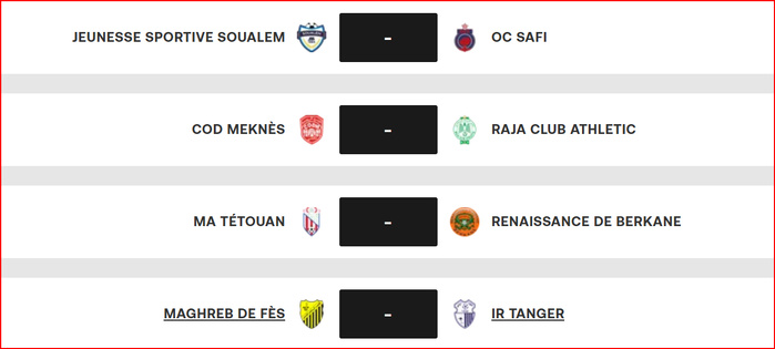 Récap J23. Botola D1: Bousculade vers les 2e et 3e marches du podium ! Récap J23. Botola D1: Bousculade vers les 2e et 3e marches du podium !