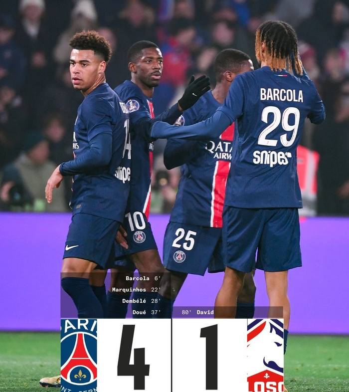 Ligue 1 /J24: Le PSG corrige Lille ! Ligue 1 /J24: Le PSG corrige Lille !