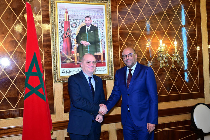 Mohamed Ould Errachid s'entretient à Rabat avec le ministre albanais des Affaires étrangères Mohamed Ould Errachid s'entretient à Rabat avec le ministre albanais des Affaires étrangères