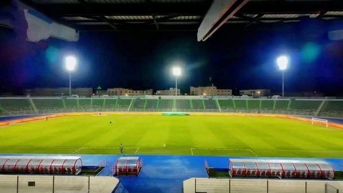 Le stade d'Oujda où e dérouleront les deux matchs du Maroc Le stade d'Oujda où e dérouleront les deux matchs du Maroc