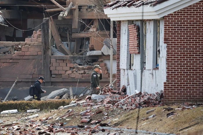 Corée du Sud : Un avion a largué par erreur 8 bombes sur des civils Corée du Sud : Un avion a largué par erreur 8 bombes sur des civils