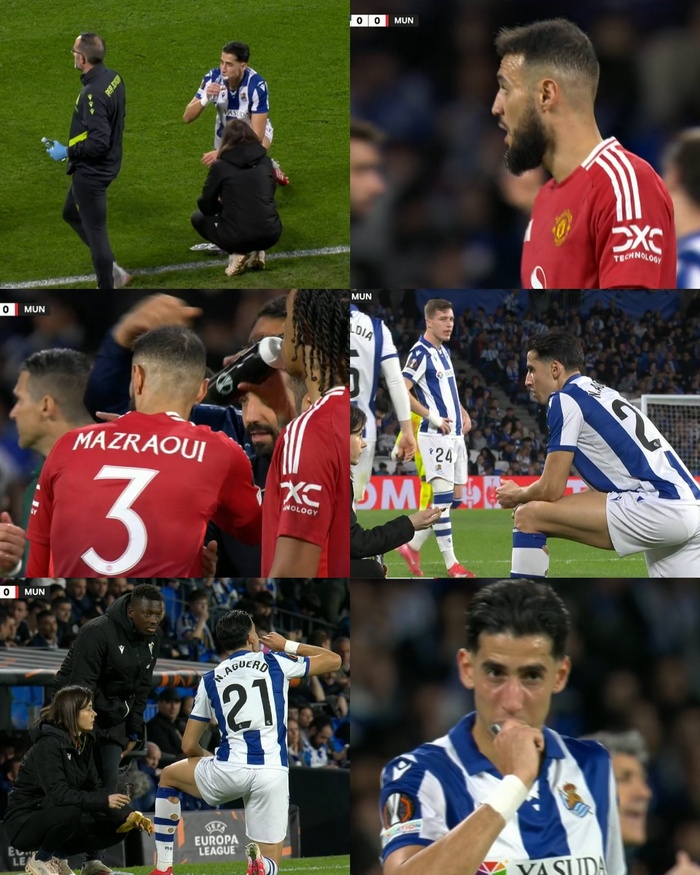 Real Sociedad - Man. United: Une pause ‘’ rupture de jeûne ‘’ accordée à Aguerd et Mezraoui Real Sociedad - Man. United: Une pause ‘’ rupture de jeûne ‘’ accordée à Aguerd et Mezraoui