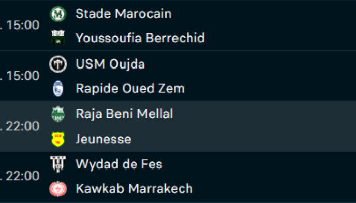 Botola DII:J20 (suite) : Le leader à Fès, la lanterne rouge à Oujda, ce dimanche ! Botola DII:J20 (suite) : Le leader à Fès, la lanterne rouge à Oujda, ce dimanche !
