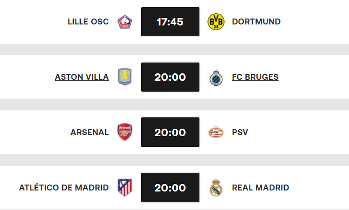 LDC / 8es (acte II): Atlético-Real, l'affiche de la soirée ! LDC / 8es (acte II): Atlético-Real, l'affiche de la soirée !