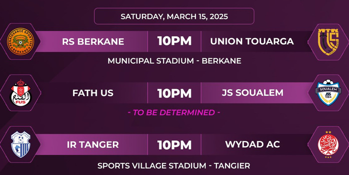 Botola D1 / J25: Fort probablement, la RSB officialisée ‘’Championne 24-25’’ ce soir ! Botola D1 / J25: Fort probablement, la RSB officialisée ‘’Championne 24-25’’ ce soir !