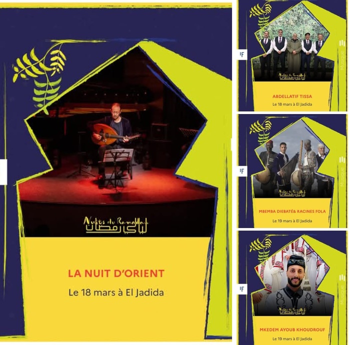Institut Français d'El Jadida : Les Nuits de Ramadan, une 19ᵉ édition dédiée à la diversité et au dialogue interculturel" Institut Français d'El Jadida : Les Nuits de Ramadan, une 19ᵉ édition dédiée à la diversité et au dialogue interculturel"