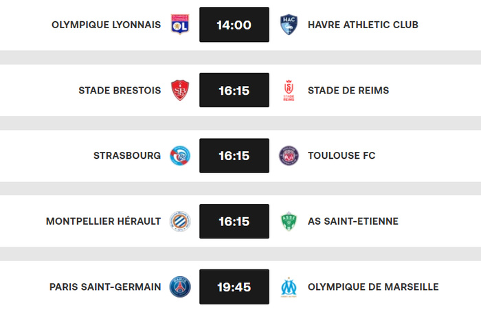 Ligue1 : C’est une ‘’Soirée Clasico’’, ce dimanche ! Ligue1 : C’est une ‘’Soirée Clasico’’, ce dimanche !
