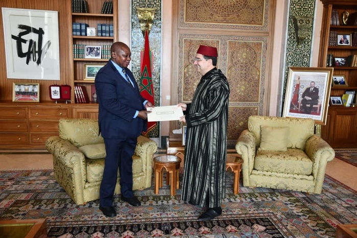 Bourita reçoit l’envoyé spécial du Président zambien, porteur d’un message écrit à Sa Majesté le Roi Bourita reçoit l’envoyé spécial du Président zambien, porteur d’un message écrit à Sa Majesté le Roi