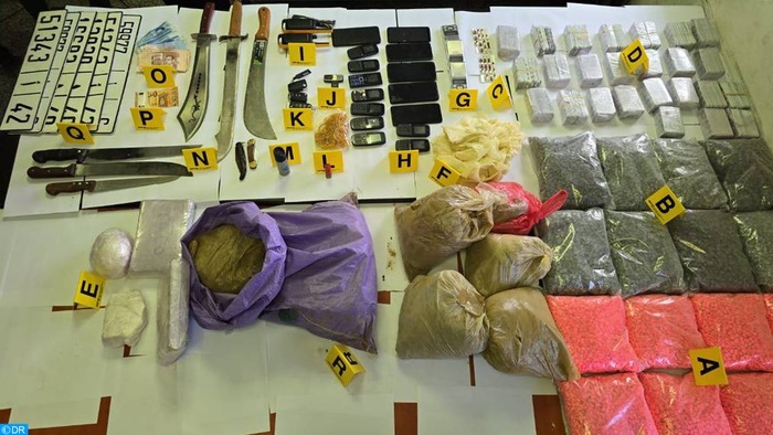Ouezzane: Saisie de 94.728 psychotropes et de 3 kg de cocaïne, arrestation de deux suspects Ouezzane: Saisie de 94.728 psychotropes et de 3 kg de cocaïne, arrestation de deux suspects