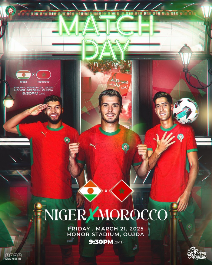 Q. CDM 26 / Niger-Maroc: Aujourd'hui, c’est la soirée de match ! Q. CDM 26 / Niger-Maroc: Aujourd'hui, c’est la soirée de match !